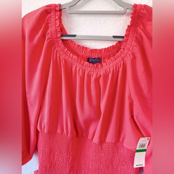 ⭐️1.State⭐️ Top Size L color: coral - Picture 5 of 11